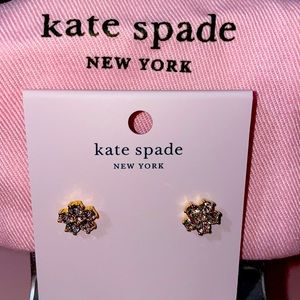 Kate Spade Crystal Flower Earrings